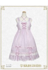 Preview of Baby The Stars Shine Bright JSK Doll Lolita Dress Pink Ribbon 93cm