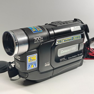 JVC GR-FX14E Camcorder VHSC Tape 700x Zoom Vintage Video Camera +