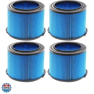 4 Pack VF3500 Replacement Filter for Rid gid Wet Dry Vac filters 3-4.5 Gallon...