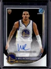 2025-26 Bowman Will Richard Chrome Auto Autograph RC Rookie #BCA-WI Warriors