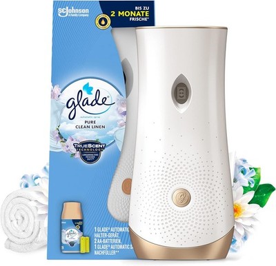 Glade Automatic Spray Starter Pure Clean Linen Geruchsentferner 269 ml