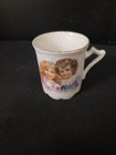 Vintage Tea/Dimetasse Cup Unmarked & Lefton Saucer Marked Floral Victorian  — photo 3