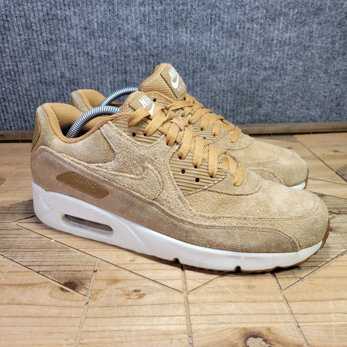 Nike Mens Air Max 90 Ultra 2 Leather Wheat 924447-200 Sz 8.5 Nike Air Max 90 Ultra 2.0 Leather  main image 4
