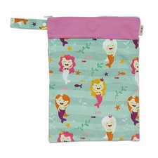 Waterproof Double Zip Wet Bag Mermaid 30x40cm - Medium Size