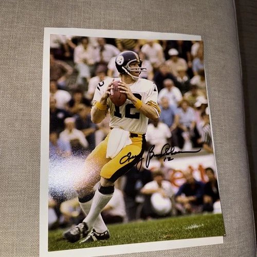 Terry Bradshaw Signed Autograph 8x10 Photo Pittsburgh Steelers HOF