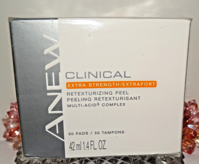 NEW SEALED Avon Anew Clinical Extra Strength Retexturing Peel Multi Acid Complex