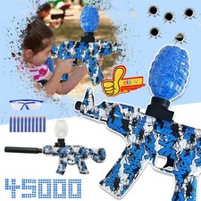 Elektrischer Gel Blasters 45000 Munition Schutzbrille Geschenk Ab 12 Jahren AK47