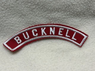 (jab 101) Boy Scouts BUCKNELL red and white community strip