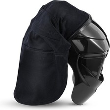 Jecery Welding Helmet Cover FR Cotton Extended Headcover Black