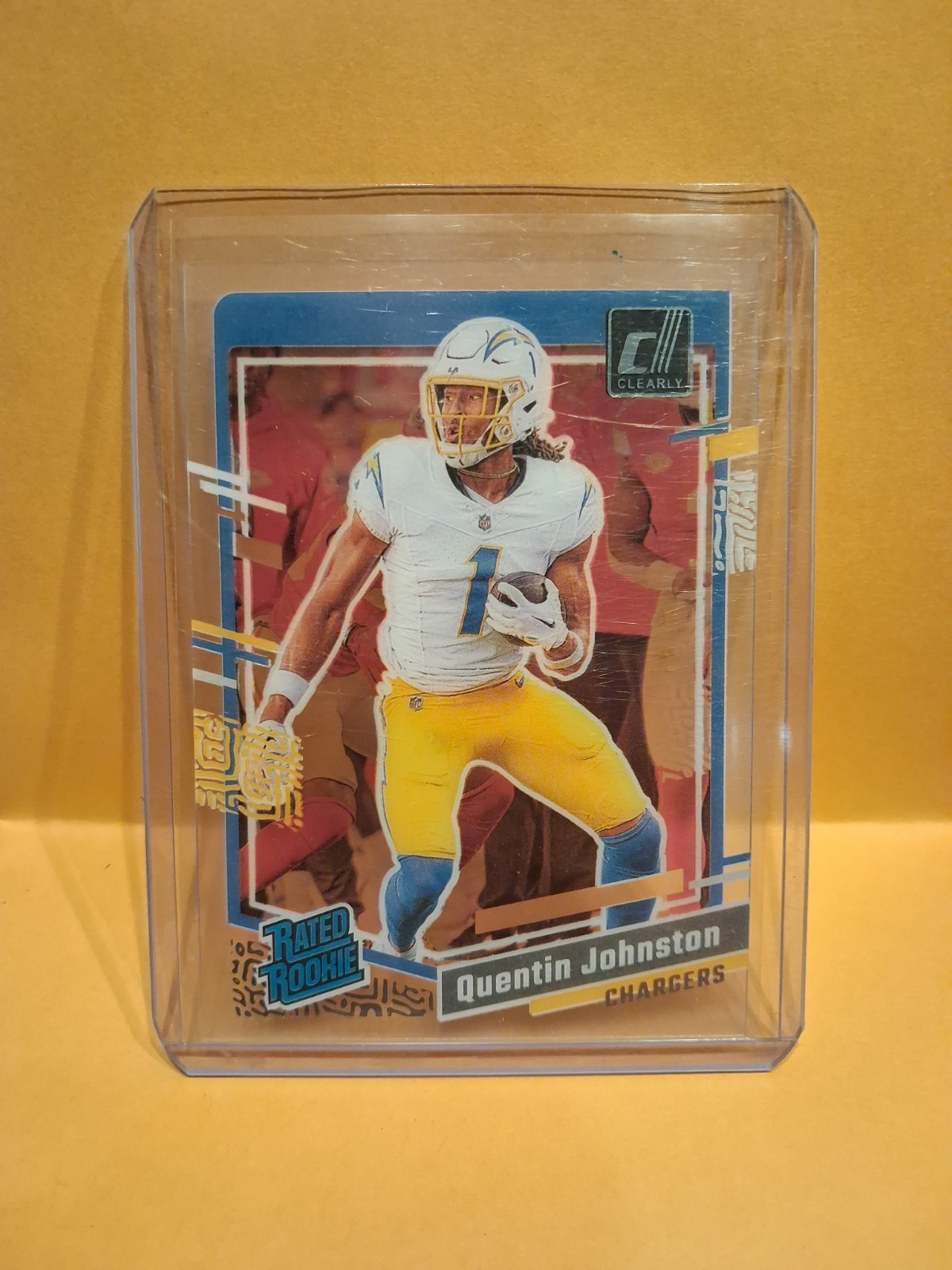 2023 Panini Clearly Donruss - Rated Rookie Quentin Johnston #78 (RC)