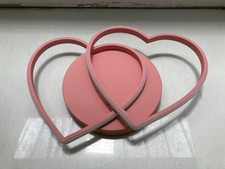 Harbour Studio Kids Edition Twin Heart Steel Pink LED Ceiling Light Lamp