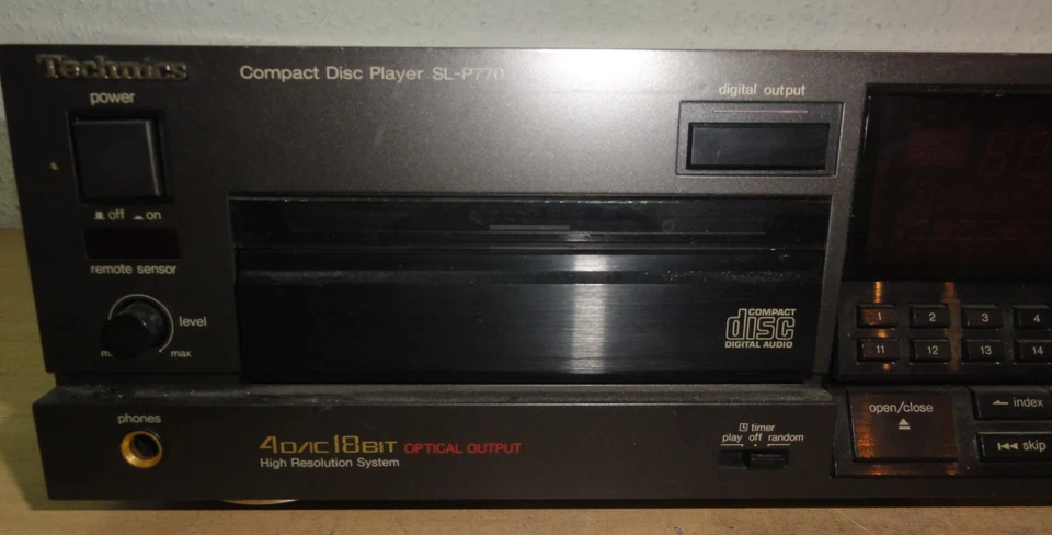 Technics SL-P770 CD-Spieler CD-Player mit Fernbedienung - Bild 2 von 4
