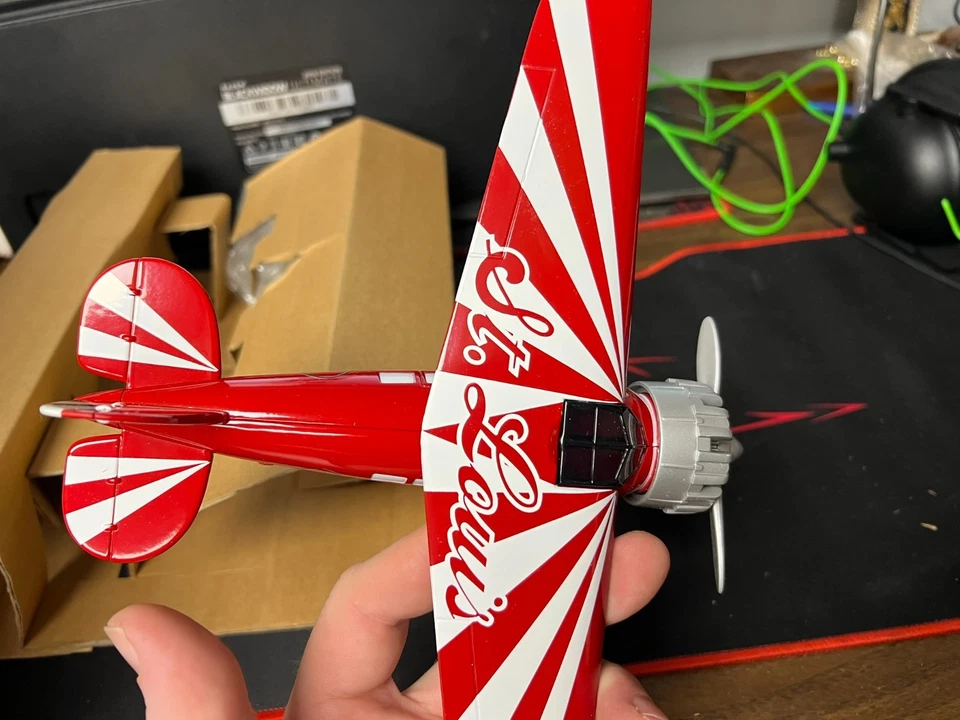 1932 Lockheed Vega Die Cast Airplane Bank St Louis Case Liberty Classics A3 RARE - Image 2 of 4