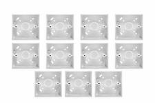 10x Thrion 1 Gang 32mm surface mount pvc box white - VN901