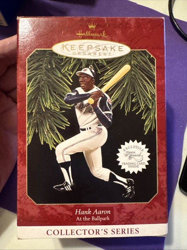 1997 Hank Aaron Hallmark Keepsake Ornament Collector's Series
