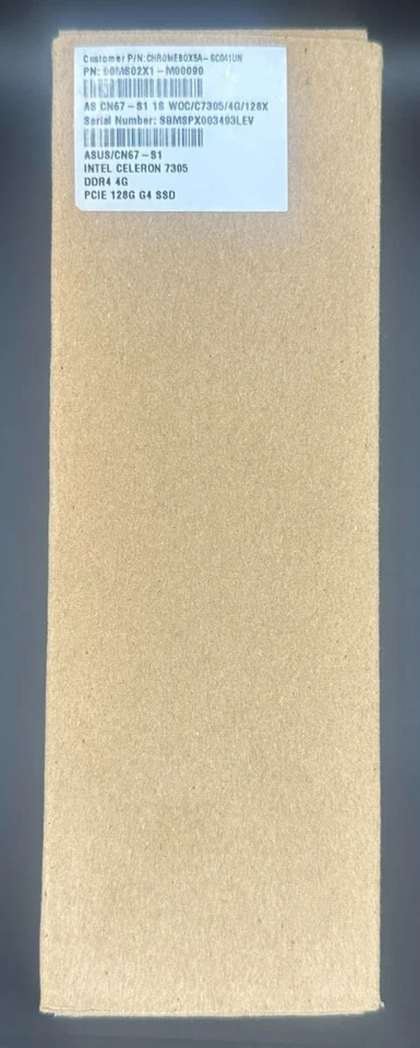 ASUS Chromebox 5A Intel® Celeron® 7305, 4GB RAM, 128GB SSD, CHROMEBOX5A-SC041UN - Image 4 of 4