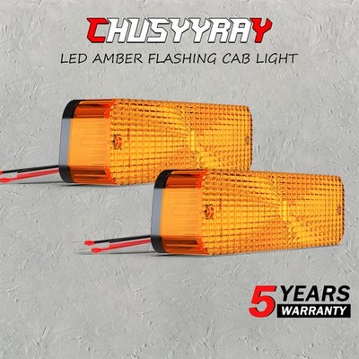 2X Flashing Cab Light AR60250 For Deere 30-70 Series 4030 4230 4430 4630