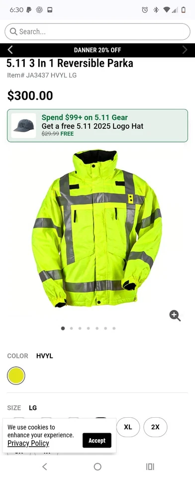 David Cyberpunk 2077  Edge Runner 100% NewFire Proof Neon Reflective - Image 2 of 3