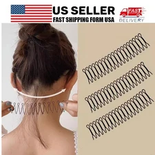 1PCS Hair Side Combs Vintage Hair Fork Clip U Shape French Twist Hair Pin US