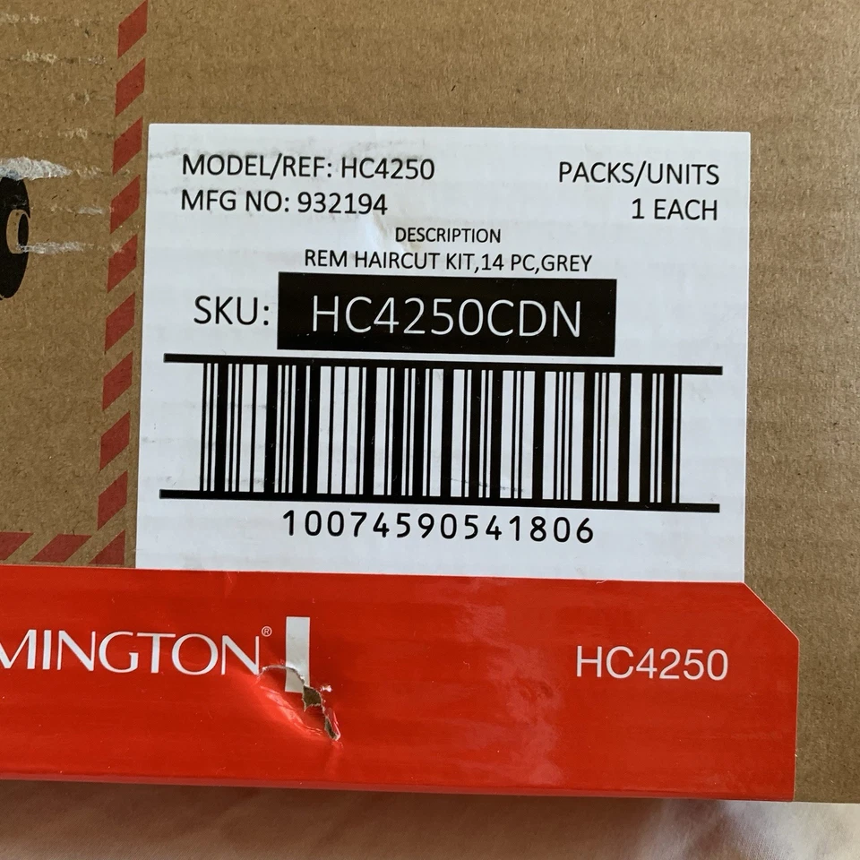 Remington HC4250 Shortcut Pro Self-Haircut Kit Cordless Clipper Grey New Sealed - Image 2 of 4