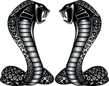 Shelby Cobra Ford Mustang Gt American Muscle Car Vinyl Sticker Decal Bumper Hood