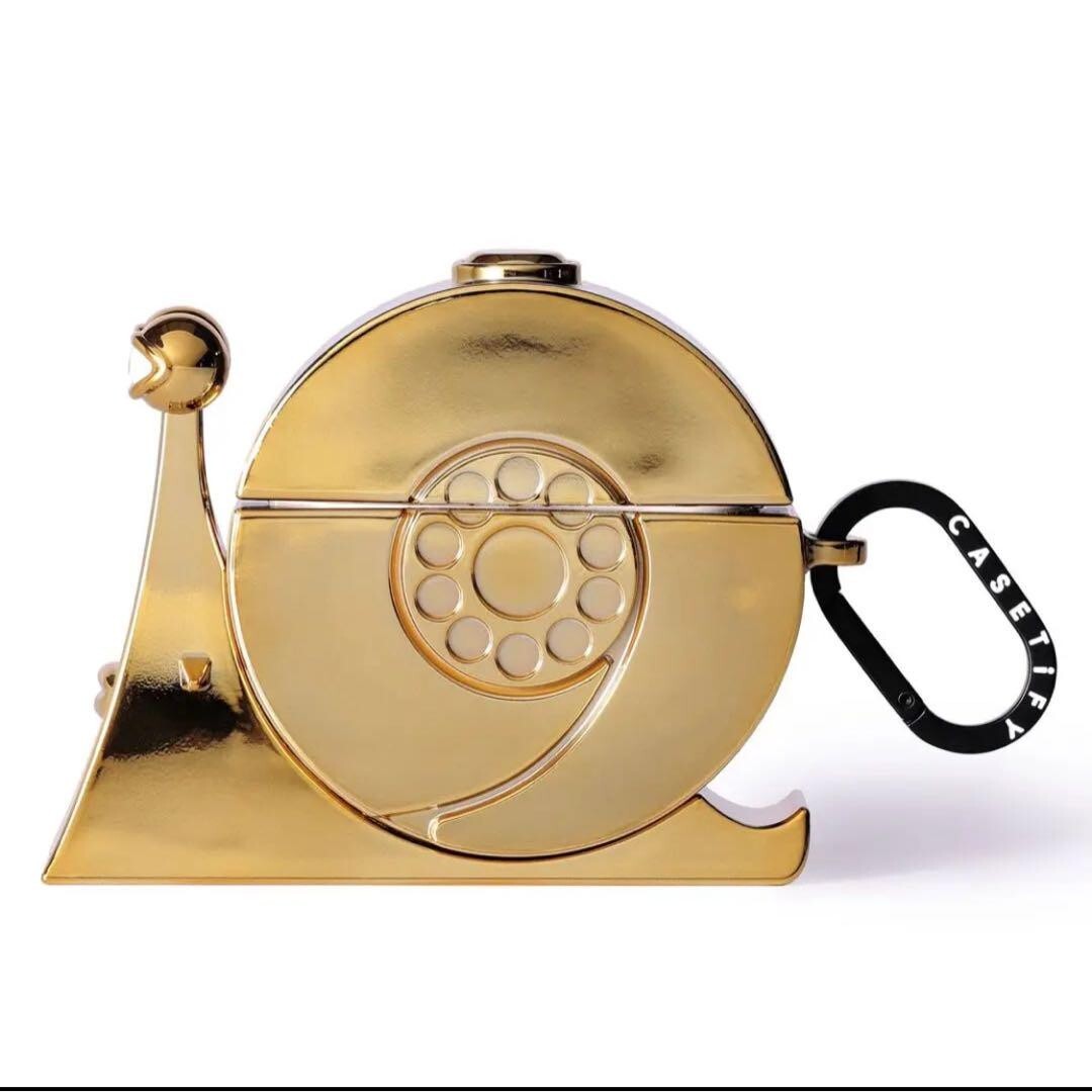[Casetify x One Piece]悪魔の実 Airpods Pro 1st/2nd Casetify x One Piece Golden Dendenmushi Collectible Airpods