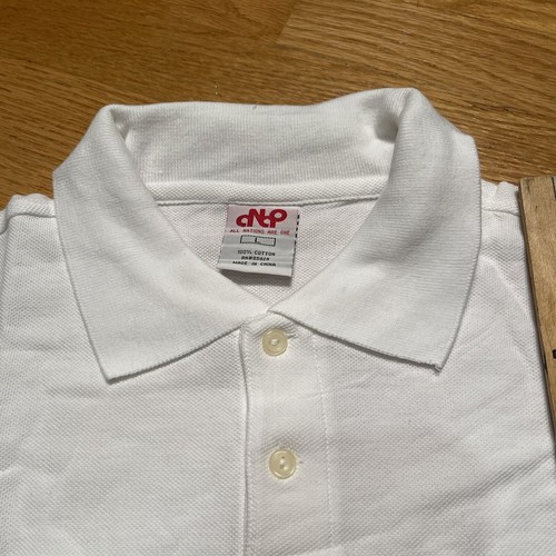 White Long Sleeve Polo Sz L All Nations Are One ANAO NWOT - Picture 5 of 7