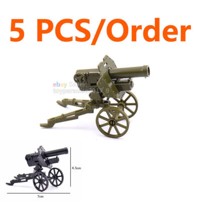 MOC WWII Military AMX13 Tank Army Weapon Machine Gun Model Toy DIY