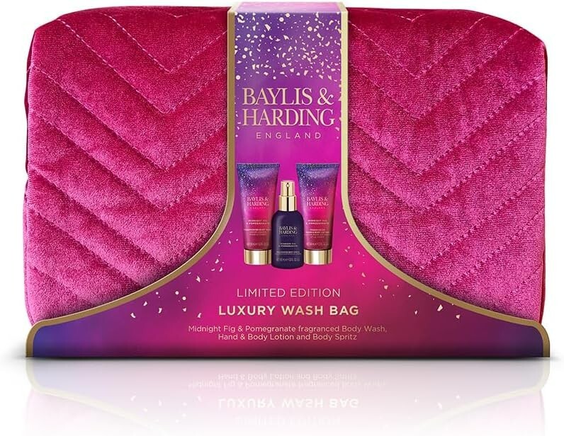 Baylis & Harding Wild Fig & Pomegranate Limited Edition Wash Bag Gift Set