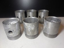 1960's Cadillac Engine Piston (Set of 6) Vintage Auto Part 1799837 .030