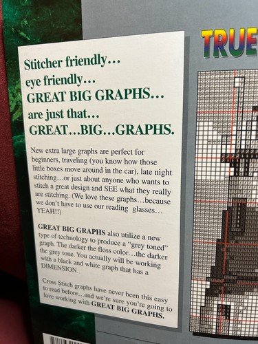 GREAT BIG GRAPHS Counted Cross Stitch Charts - Easy on the Eyes Charts - U-PICK - Picture 8 of 50