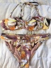 Reiss Zia Sunset Floral bikini, size US4