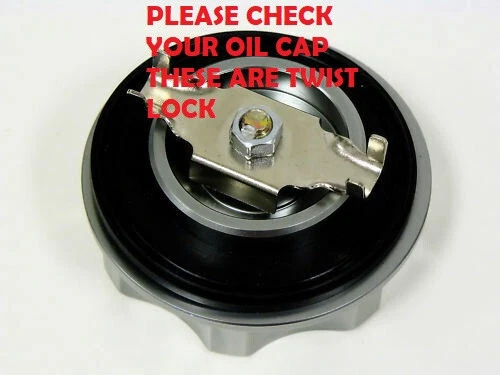 TAMPA DE ÓLEO DE TARUGO DE MOTOR DE ALUMÍNIO PRETA PARA MITSUBISHI 3000GT TWIN TURBO 6G72 V6 - Imagem 2 de 4