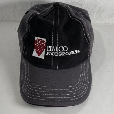 Italco Food Products Richardson 322 Adjustable Gray and Black Ball Cap