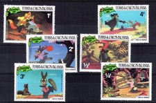 129+ TIMBRES WALT DISNEY   SERIE TURKS ET CAICOS