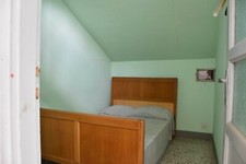 Letto (struttura) 1 piazza e 1/2 inizio anni 60 in legno e ferro in buono stato