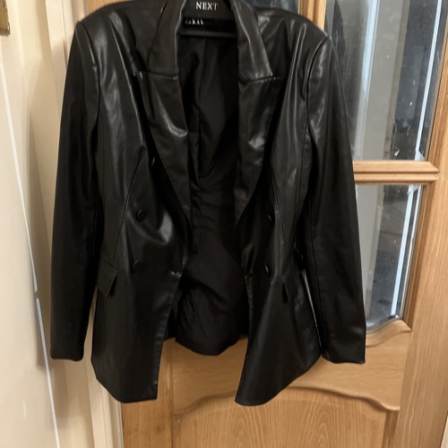 zara faux leather jacket Size Small eBay