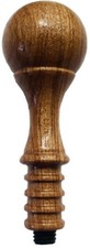 Ball-top Larger-size Wood Wax Seal Stamp Handle, fits all our engraved heads