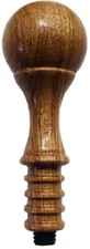 Ball-top Larger-size Wood Wax Seal Stamp Handle, fits all our engraved heads