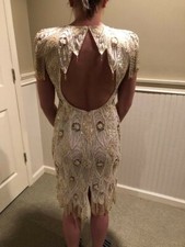 Woman's Beaded Gown Size 8