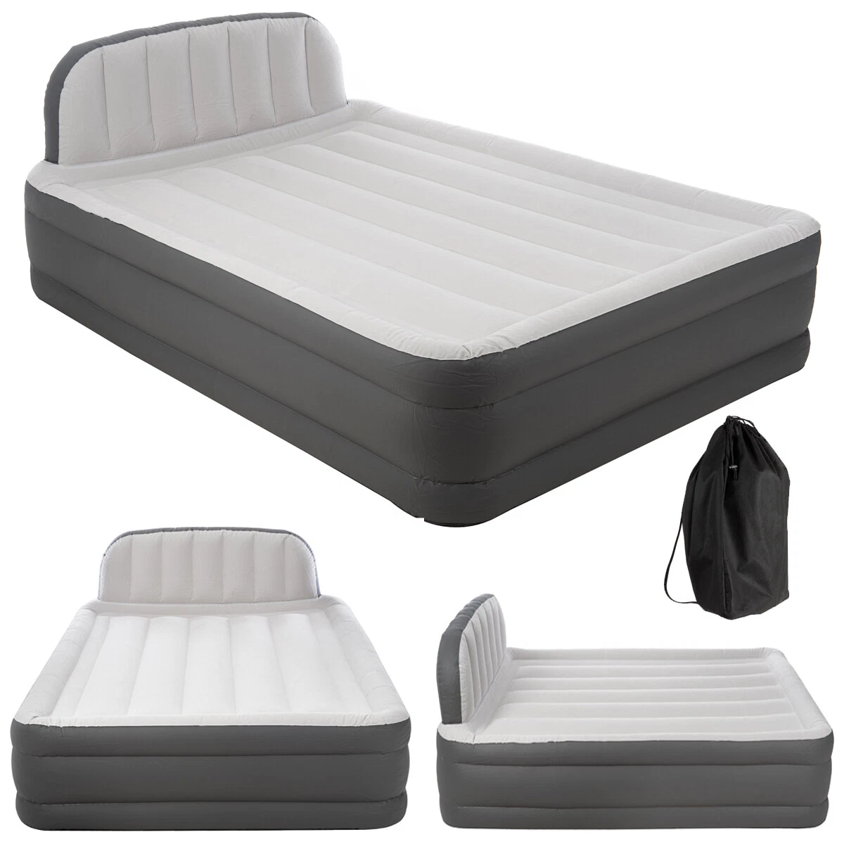 Raised air mattress queen deals