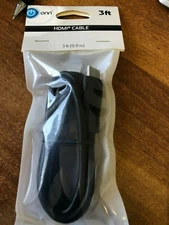 NEW SEALED Onn 3ft  cable HDMI standard male/male 16AV019 for TV, DVD, and more