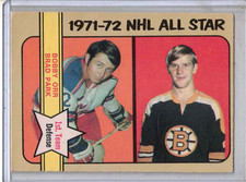 1972-73 OPC O-Pee-Chee hockey Bobby Orr Brad Park original trading card #227 NM-