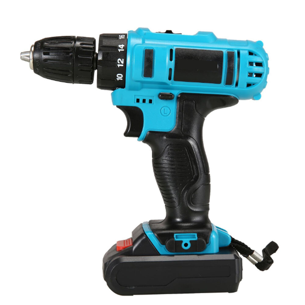 Impact Drill Screwdriver Rechargeable Cordless Power Drill Driver