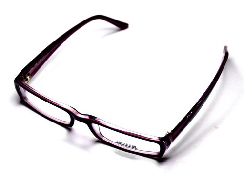 Lunettes Vintage Lee Cooper Riverside - Monture Violet/noir Métal - Forme Ovale - Neuf Sans étiquette - Taille Verre 38mm