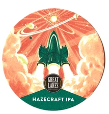 Great Lakes Brewing Co Hazecraft IPA  Beer Coaster  Cleveland OH