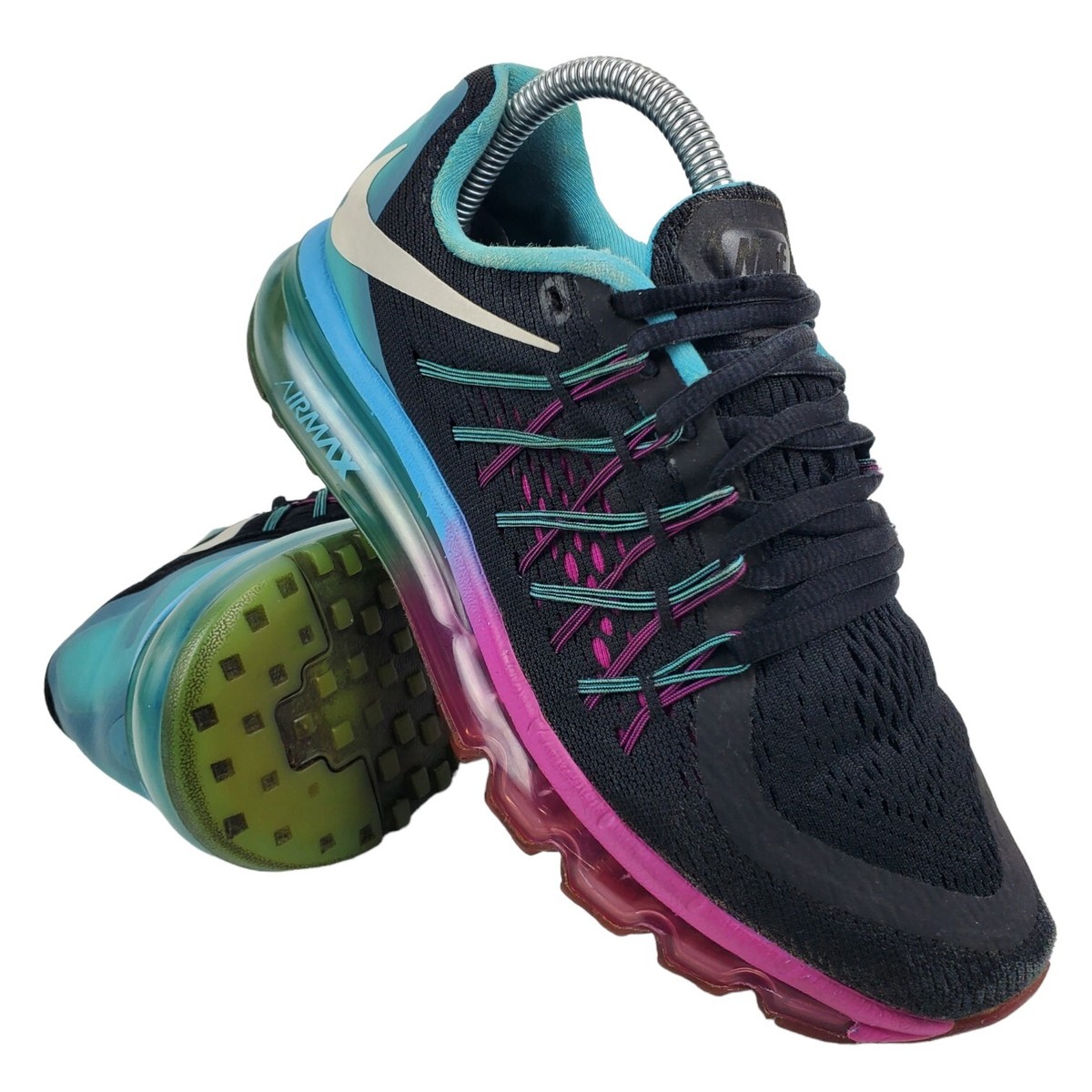 NIKE Shoes AIR MAX 2015 Womens Size 7 BLACK CLEARWATER  display picture 3