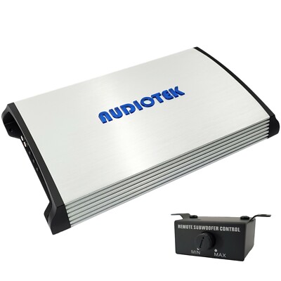 Audiotek 5000 Watts  2 Channel Amp  Car Audio Subwoofer Bass Amplifiers 2OHM