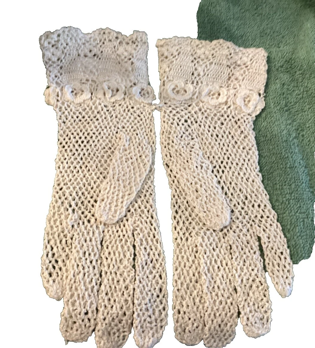 Handmade Lace Vintage Gloves