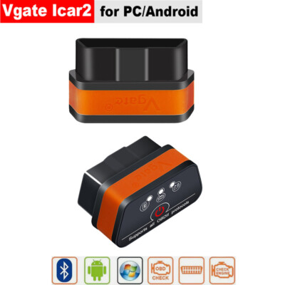 Vgate iCar OBDII Code Reader Bluetooth OBD2 Scanner ELM327 Car Diagnostic Tool